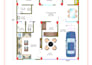 design 2d house plan and 3d elevation with vastu
